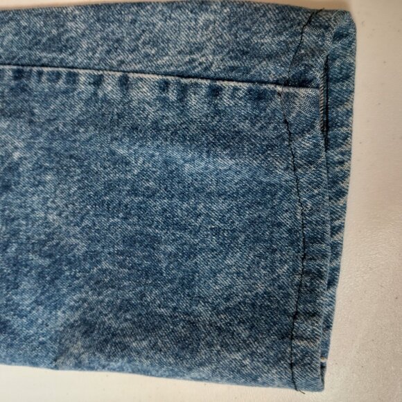 Vintage Sasson Acid Wash Jeans Women 14 Blue Stone Washed High Waist Mom 80s 90s - Picture 15 of 16